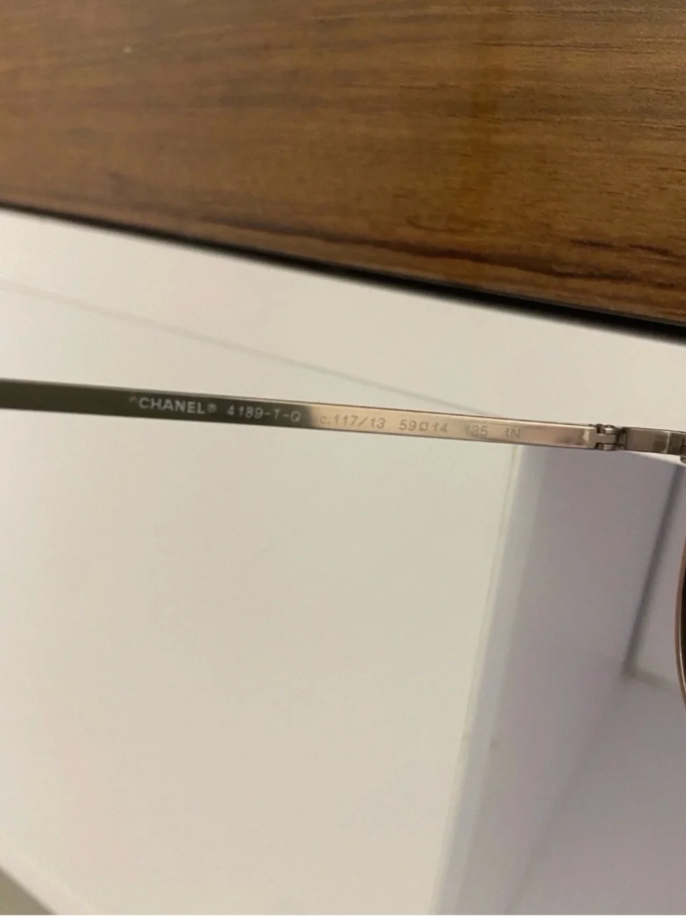 CHANEL Pink Gradient Aviator Sunglasses 4189-T-Q Teardrop